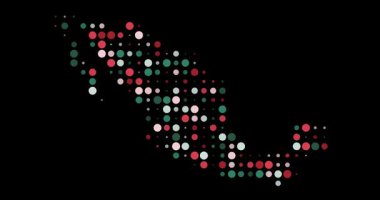 Meksika Noktaları Dijital Sanat Eserleri Biçimi