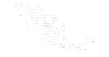 Meksika Sanatsal Çember Deseni Canlandırması