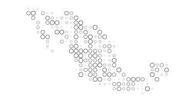 Mexico Dot Izgara Görsel Haritası