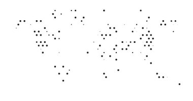 Üretken Çemberlerle Canlandırılmış Dünya Haritası