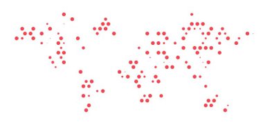 Üretken Dijital Çemberler Dünya Haritası İnşa Et