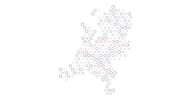 Dijital Noktalar Hollanda Şekli Oluşturdu