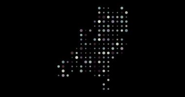 Hollanda 'nın Geleceğin Dot Animasyon Haritası