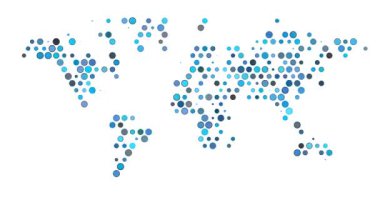 Renk Izgara Çemberleri Dünya Silüetini Canlandır