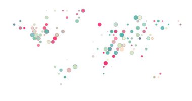 Üretici Sanat Çemberleri Dünya Haritası Oluştur