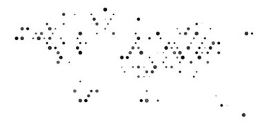 Noktalı Dünya Haritasının Yavaş Oluşumu