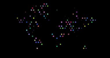 Üretken Dijital Çemberler Dünya Haritası İnşa Et