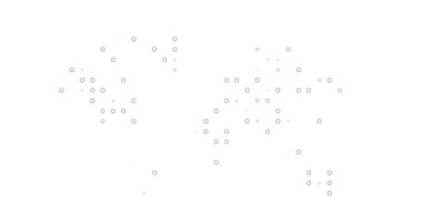 Üretken Çemberlerle Canlandırılmış Dünya Haritası