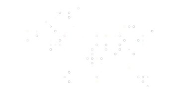 Dünya Silüeti Renkli Noktalardan Yapıldı