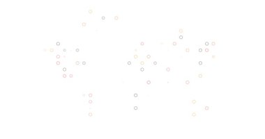 Noktalı Dünya Haritasının Yavaş Oluşumu