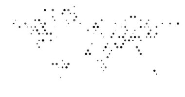 Renk Izgara Çemberleri Dünya Silüetini Canlandır