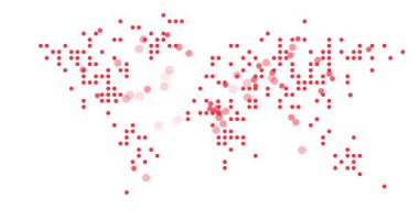 Üretken Dijital Çemberler Dünya Haritası İnşa Et