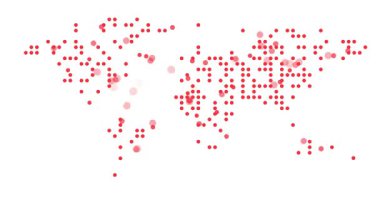 Üretken Dijital Çemberler Dünya Haritası İnşa Et