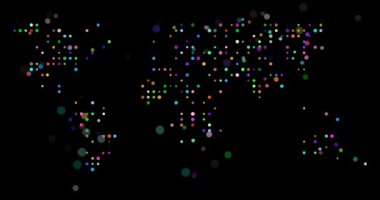 Küresel Harita Tasarımı Oluşturan Üretici Daireler