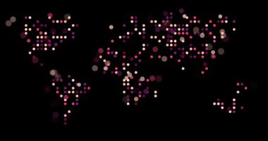 Küresel Harita Tasarımı Oluşturan Üretici Daireler