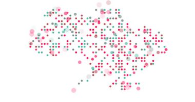 Üretken Noktalarla Ukrayna Harita Canlandırması