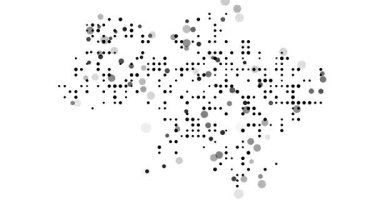 Üretken Noktalarla Ukrayna Harita Canlandırması