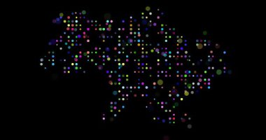 Nefes Noktaları Ukrayna 'nın Şekil Haritası