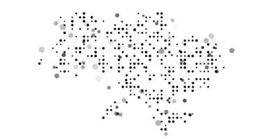 Nefes Noktaları Ukrayna 'nın Şekil Haritası