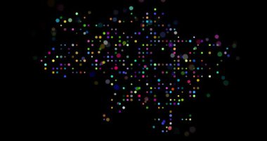 Ukrayna 'nın Renkli Çember Izgara Haritası