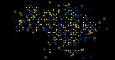 Dijital Nabız Noktaları Ukrayna Haritası Oluştur