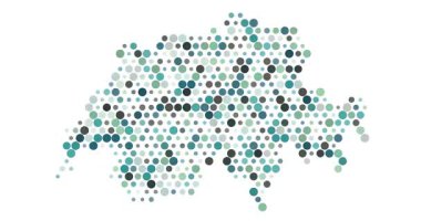 İsviçre 'nin Nefes Alma Noktaları Şekil Haritası