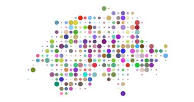 İsviçre 'nin Nefes Alma Noktaları Şekil Haritası