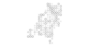 Dijital Noktalar Hollanda Şekli Oluşturdu