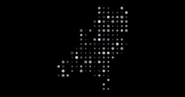 Hollanda 'nın Geleceğin Dot Animasyon Haritası