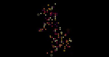 Noktalarla Soyut UK Harita Canlandırması