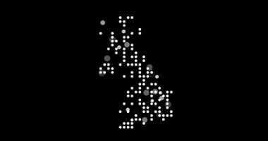 Birleşik Krallık 'ın Noktalı Dijital Haritası