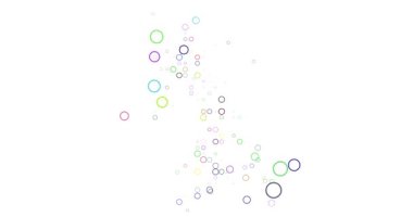 Renkli Noktalar Birleşik Krallık Haritası