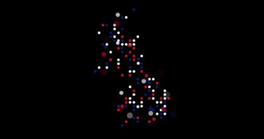 Birleşik Krallık 'ın Noktalı Dijital Haritası