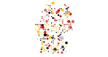 Soyut Çemberler Almanya 'nın Siluetini Ortaya Çıkardı