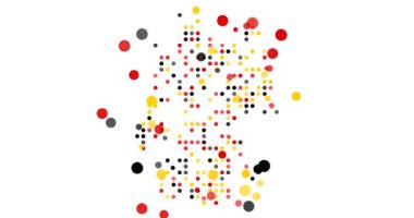 Soyut Çemberler Almanya 'nın Siluetini Ortaya Çıkardı