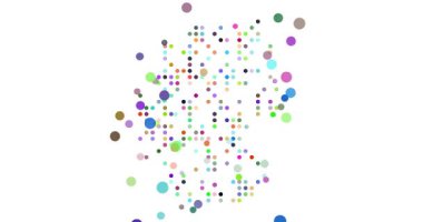 Noktaları kullanarak Almanya 'nın Animasyon Haritası