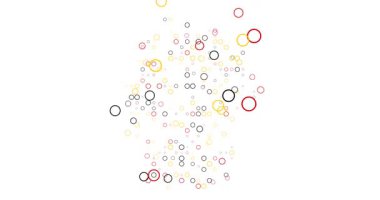 Renkli Noktalar Almanya Haritasını Gösteriyor