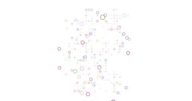 Renkli Çemberlerle Oluşan Almanya Haritası