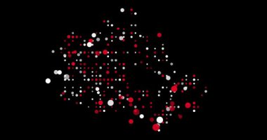 Renkli Noktalar Kanada Haritasını Göster