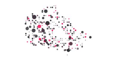 Renk Izgara Biçimleri Soyut Kanada Haritası