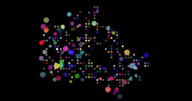 Renk Izgara Biçimleri Soyut Kanada Haritası