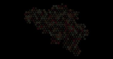 Üretici Belçika Dot Sanat Animasyonu. Video Canlandırması