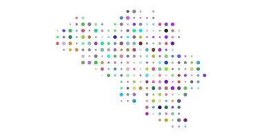 Belçika Teknik Dot Şebekesi Sanat Eserleri. Video Canlandırması