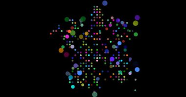 Nokta Deseninde Fransa 'nın Renkli Haritası