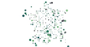 Renkli Noktalar Fransa Haritasını Gösteriyor