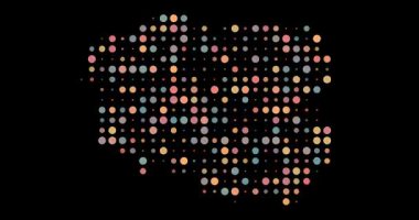 Polonya Dot Grid Dijital Sanatı