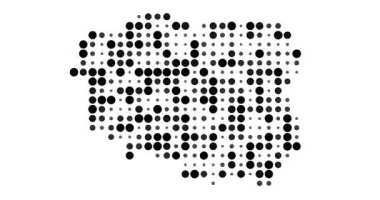 Polonya Dinamik Dijital Noktalarla Haritası