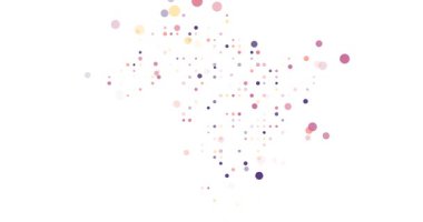 Renkli Üretici Noktalarla Brezilya Haritası