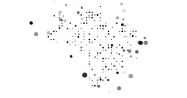 Brezilya Haritası Animasyon Çemberleri Tarafından Oluşturuldu