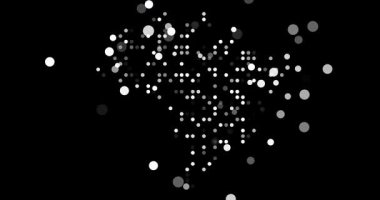 Soyut Animasyon Brezilya Çemberler İçinde Haritası